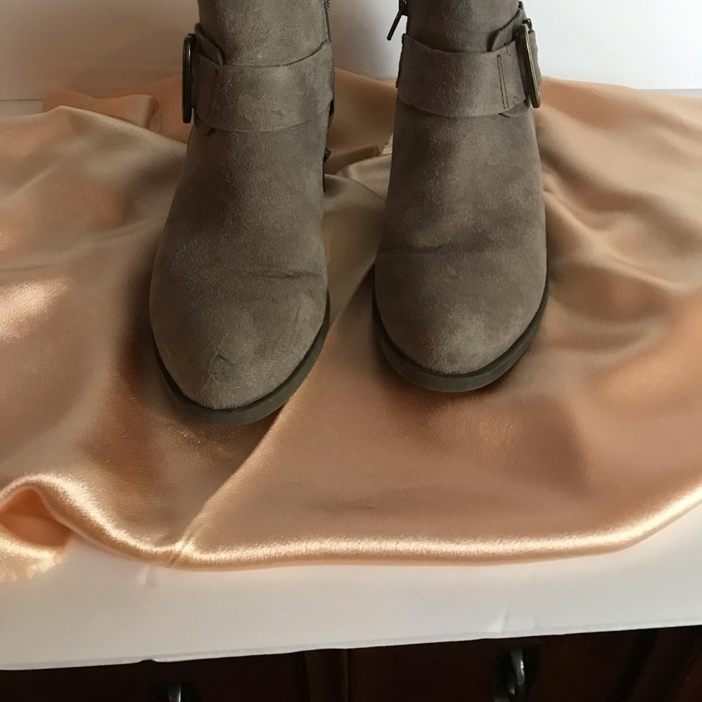 Carlos Santana Suede Bootie